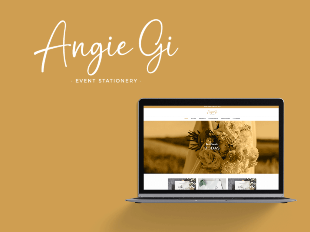 mockup sitio web angiegi.com